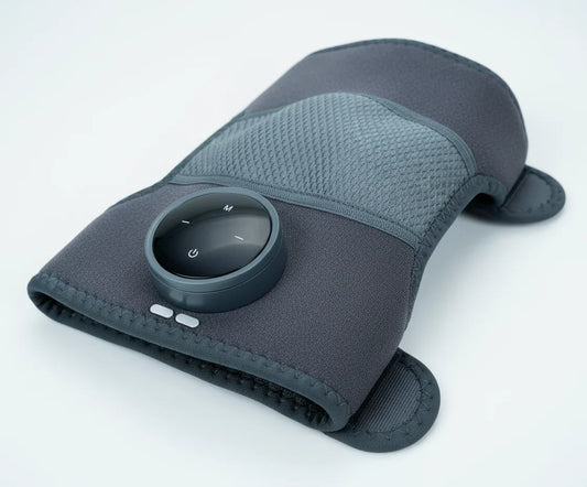 Close-up knee massager details