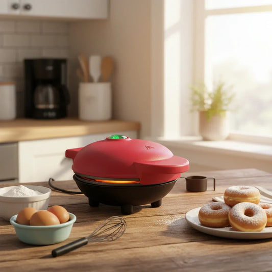 Donut maker in breakfast setting