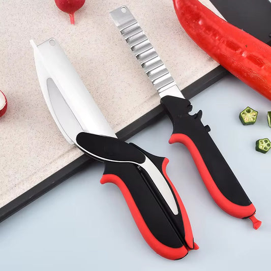 مقص تقطيع الخضار الذكي