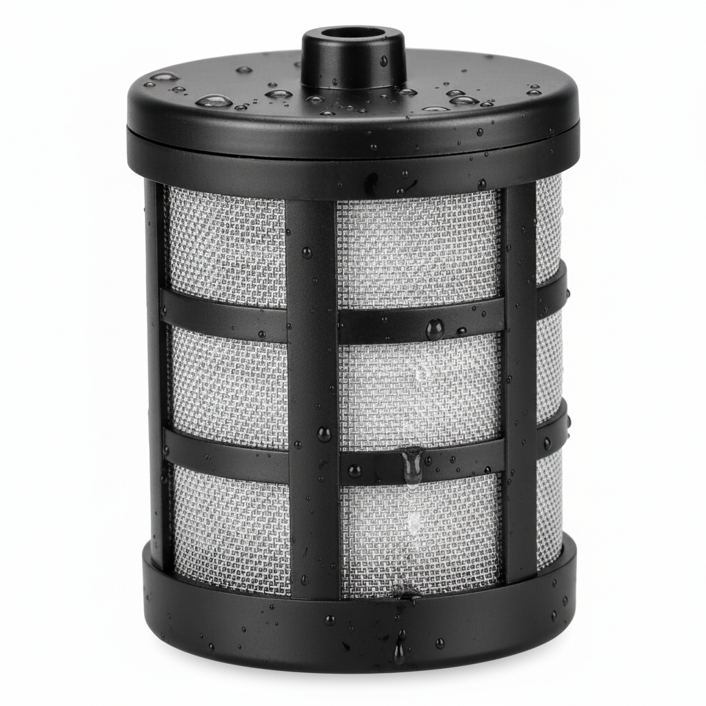 Cylindrical filter mesh