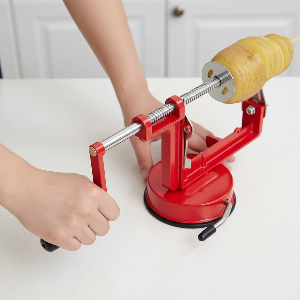 Demonstrating crank operation