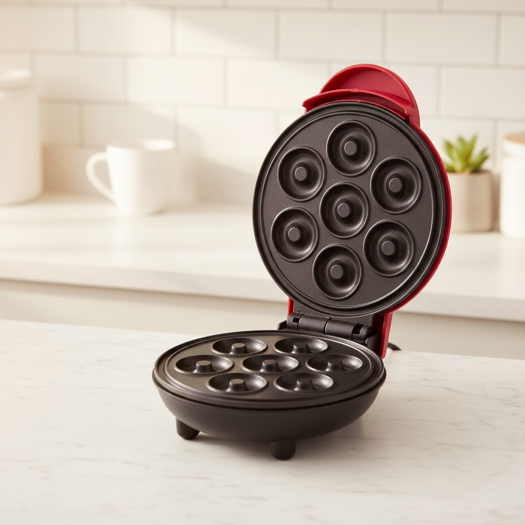 Donut maker on kitchen counter