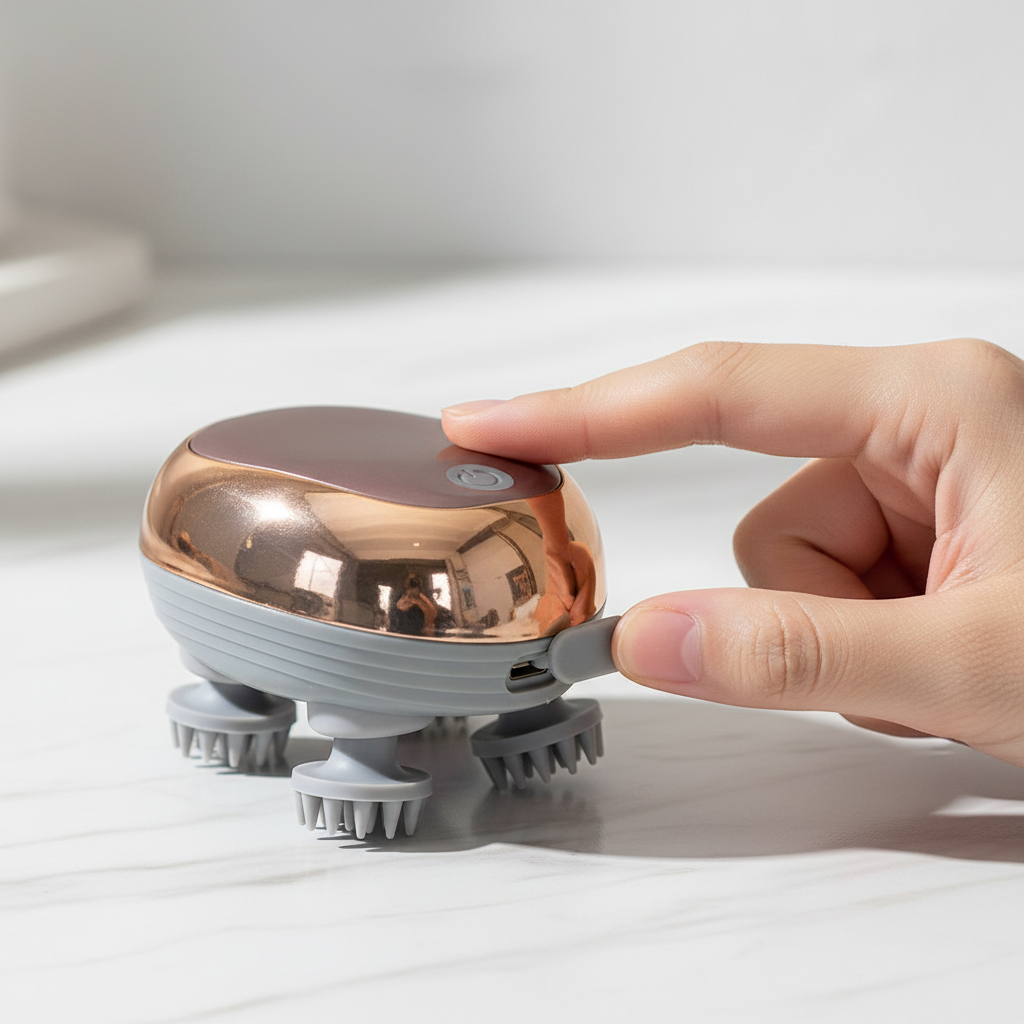 Hand holding product