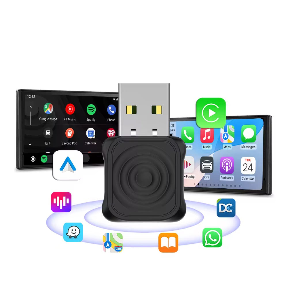 محول كاربلاي وايرلس للسيارة