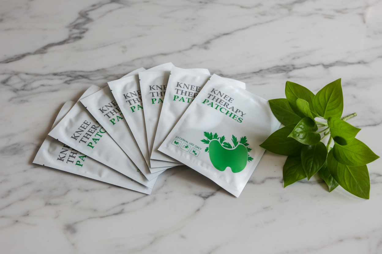 On marble with leaves