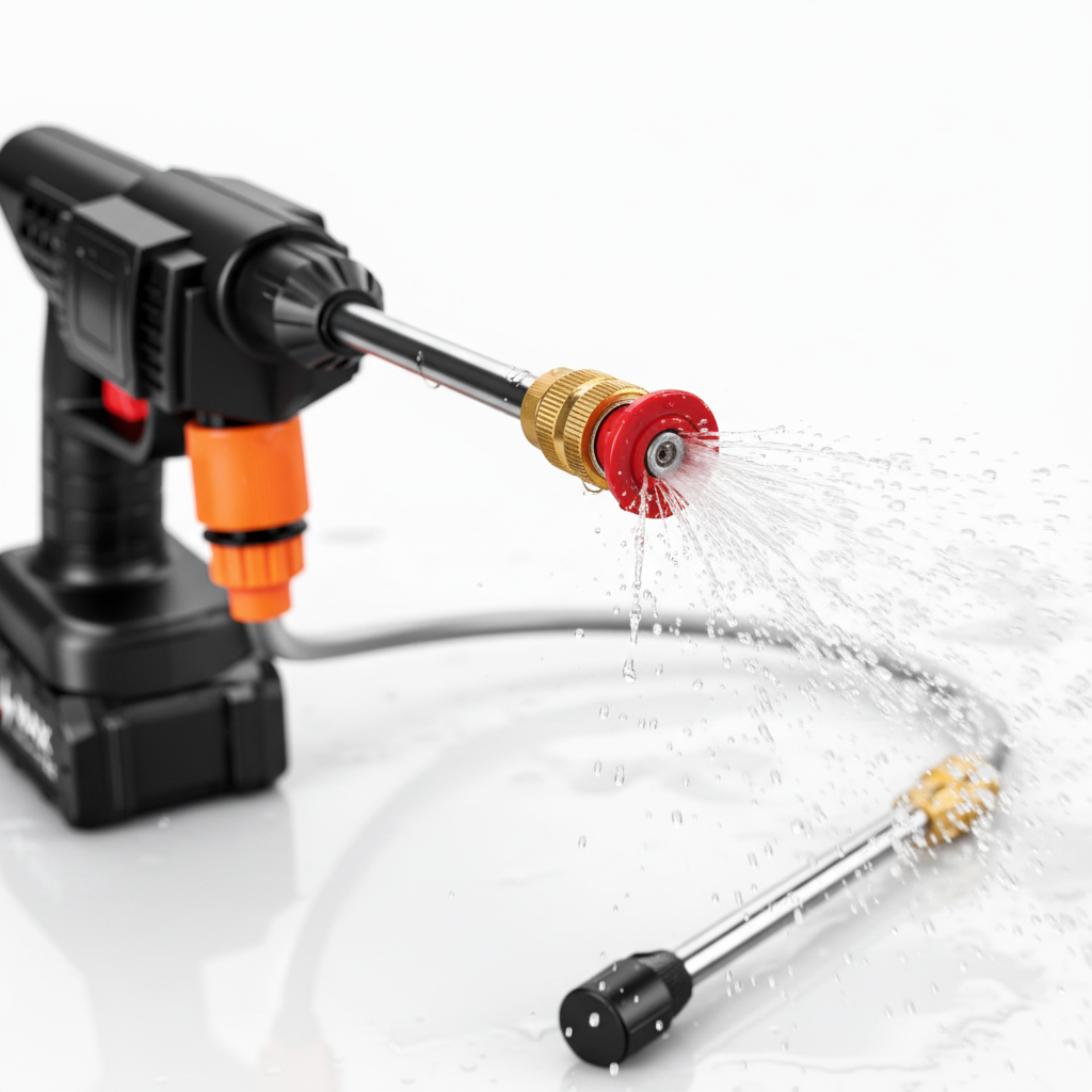 Spray nozzle detail